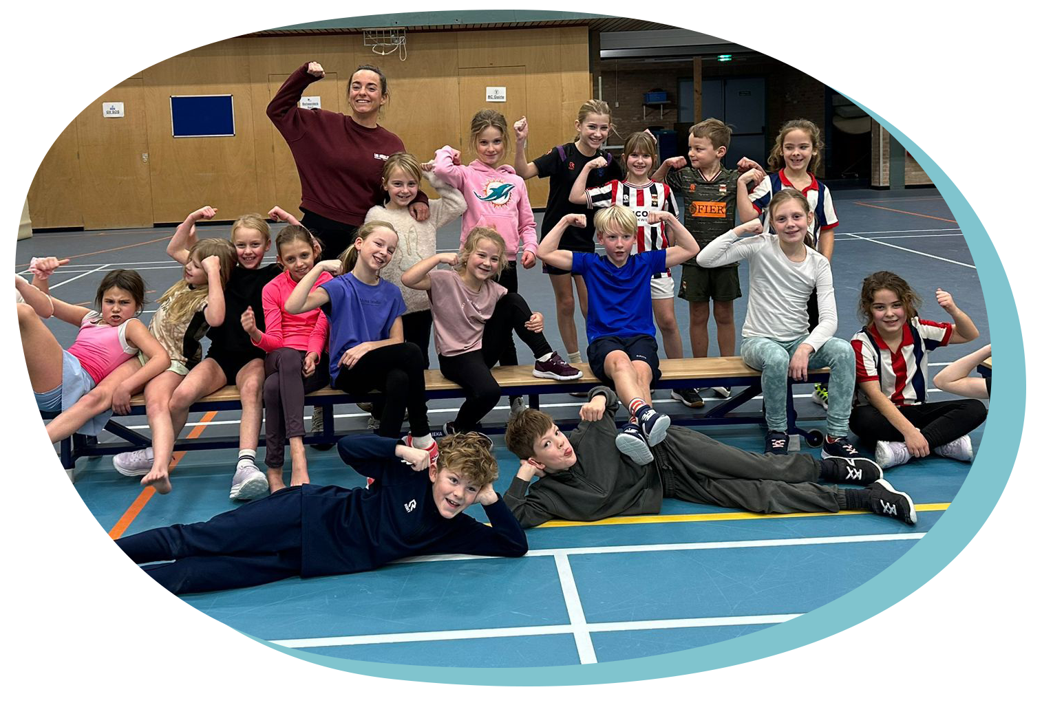 Buurtsport, gesteund door Stichting Annetje
